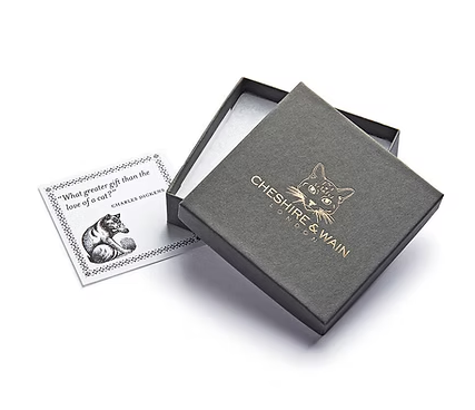 cat collar Comet silver